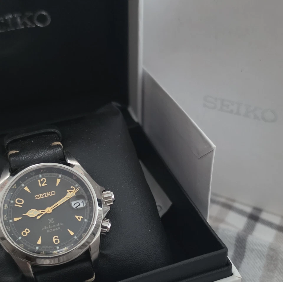 Seiko Prospex Alpinist Auto 39mm Black Dial Date Compass Bezel 200m SPB121J1, photo 2 of 5