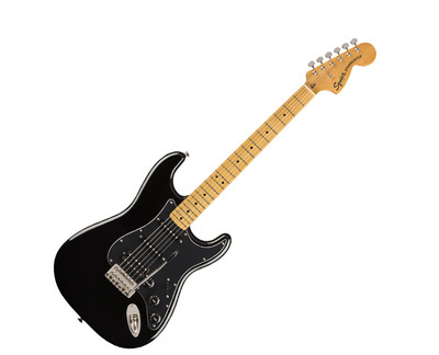 Squier Classic Vibe '70s Stratocaster HSS - Black w/ Maple FB