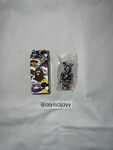 Bearbrick x BAPE 28th Anniversary Camo #1 Blue/Orange Camo