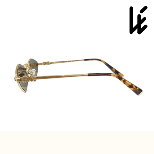 MIU MIU SMU 56ZS ZVN5S0 Gold Light Grey Lens Women  display picture 2