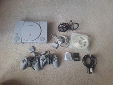 Sony PlayStation 1 Ps1 Console Bundle Controllers Memory cables games modified