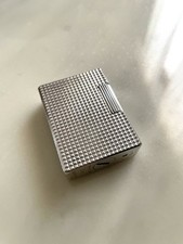 accendino Dupont Paris Punta Di Diamante Argento Massiccio Anni 70