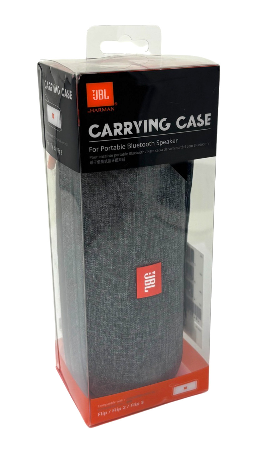 JBL Flip Carrying Case for Flip 1 2 3 Portable Speaker Bag Gray Nylon
