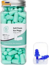 Ultra Soft Foam Earplugs for Sleep - 38Db Noise Cancelling Ear Plugs Perfect