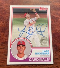 2024 Topps Archives Lars Nootbaar 1983 Fan Favorites Auto Cardinals Autograph