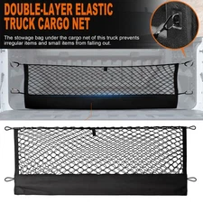 Truck Bed Cargo Net Storage Bag For 2017-2024 2025 Honda Ridgeline Accessories