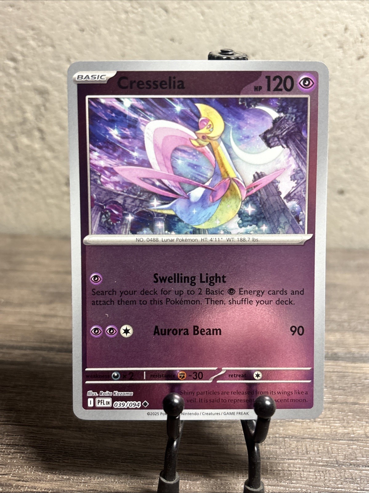 Cresselia 039/094 Me02: Phantasmal Flames Reverse Holo Uncommon-Fast Ship-NM!