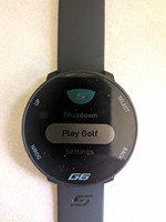 Shot Scope G6 Golf GPS Watch Black, Colour Display, 36,000 Courses