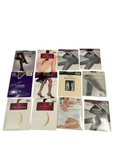 VTG Pantyhose Tights Panties Lot of 12 Various Colors Sizes