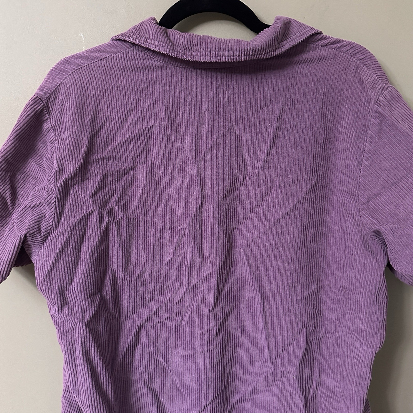 Better Than Basic Lavender Corduroy Button Front … - image 7