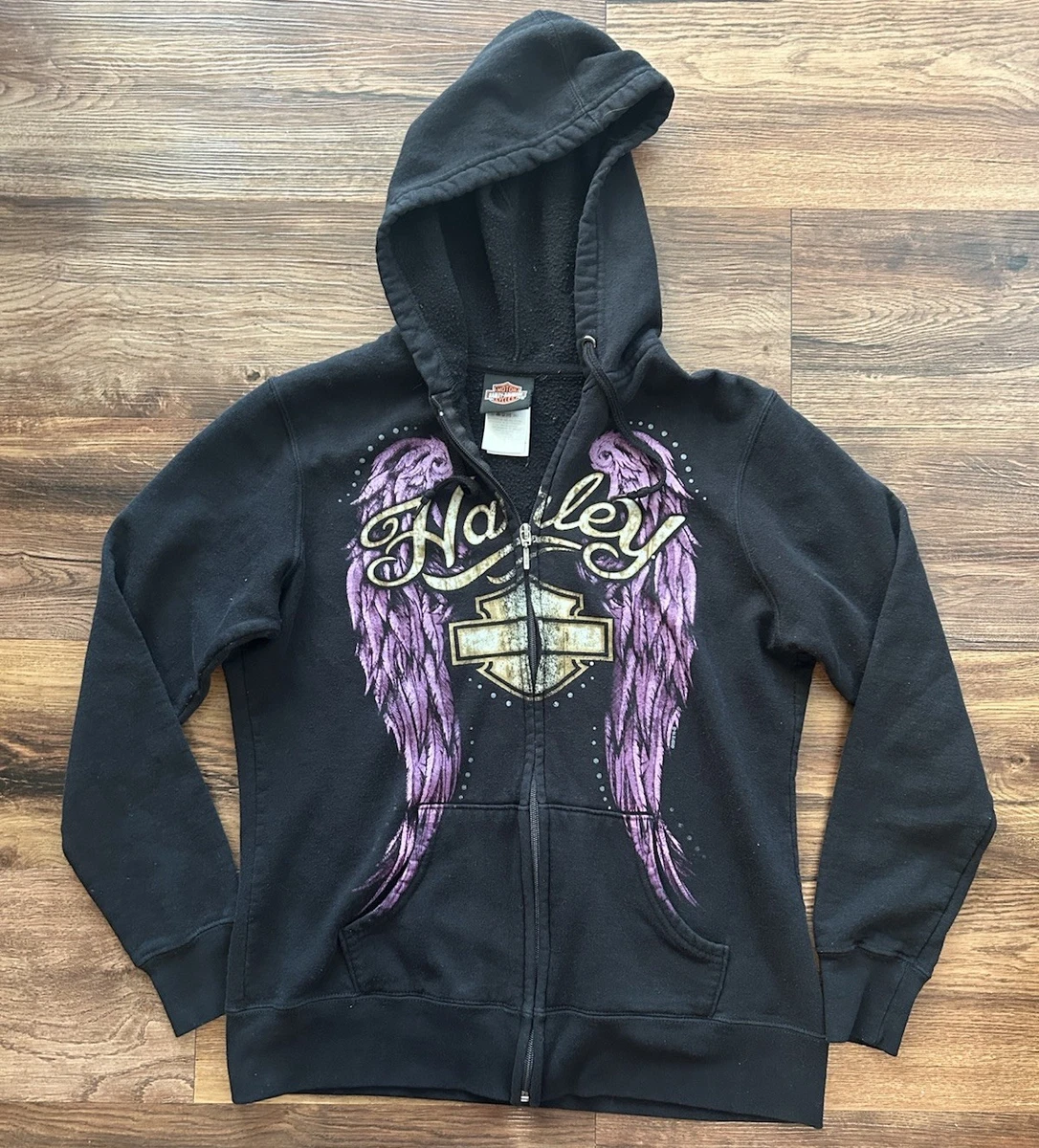 harley davidson zip up hoodie products for sale | eBay