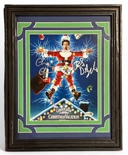 Chevy Chase & Beverly D&rsquo;Angelo Signed 8x10 Framed Photo Christmas Vacation (JSA)