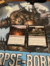 Magic the Gathering MTG Misprint Lot Pestilence Demon, Indulgent Tormenter 2016