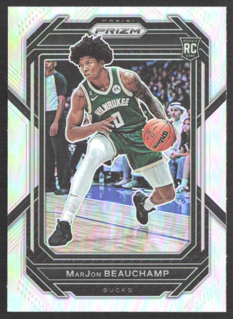MarJon Beauchamp 2022-23 Panini Prizm Silver Prizm #268 Milwaukee Bucks