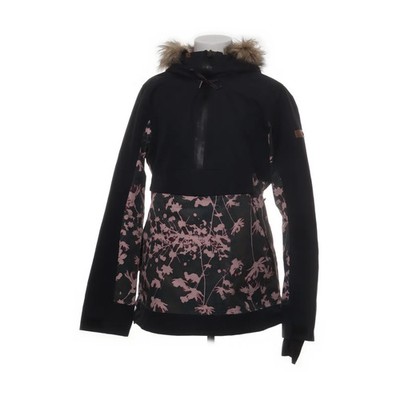 Roxy, Anorak, Größe: L, Schwarz/Mehrfarbig, Acryl/Polyester, Blumen, Damen #1sN