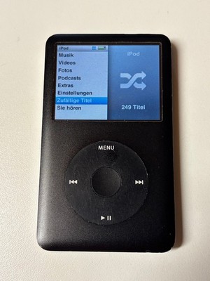 Apple iPod classic 6. 7. Generation 6g 7g schwarz (80GB) 128GB Flash  A1238 #31