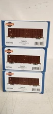 Athearn HO RTR 60' Berwick Hi Cube Box Car Santa Fe Set of 3 Cars