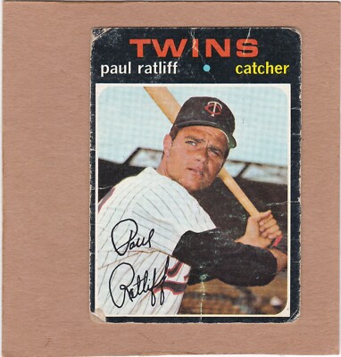 1971 Topps #607 Paul Ratliff Poor Low grade SEE SCAN Vintage | eBay