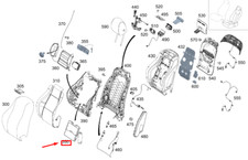 MB GLE W167 Rückenlehne Lordosenstütze vorne links A0009108210 NEU ORIGINAL MB GLE W167 Rückenlehne Lordosenstütze vorne links A0009108210 NEU ORIGINAL
