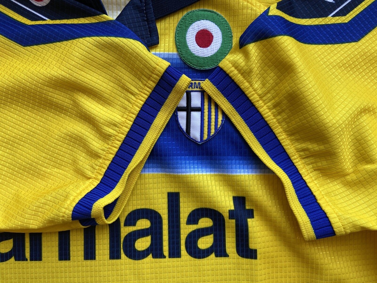 PARMA 1999 2000 HOME FOOTBAL SHIRT SOCCER JERSEY CHAMPION sz