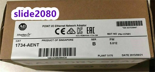 New Factory Sealed AB 1734-AENT / B POINT I/O Ethernet Network Adaptor