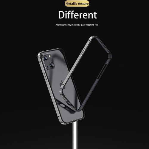 Funda protectora para iPhone 16 15 Pro Max 14 Pro 13 12 11 marco de teléfono de metal de aluminio - Imagen 9 de 22