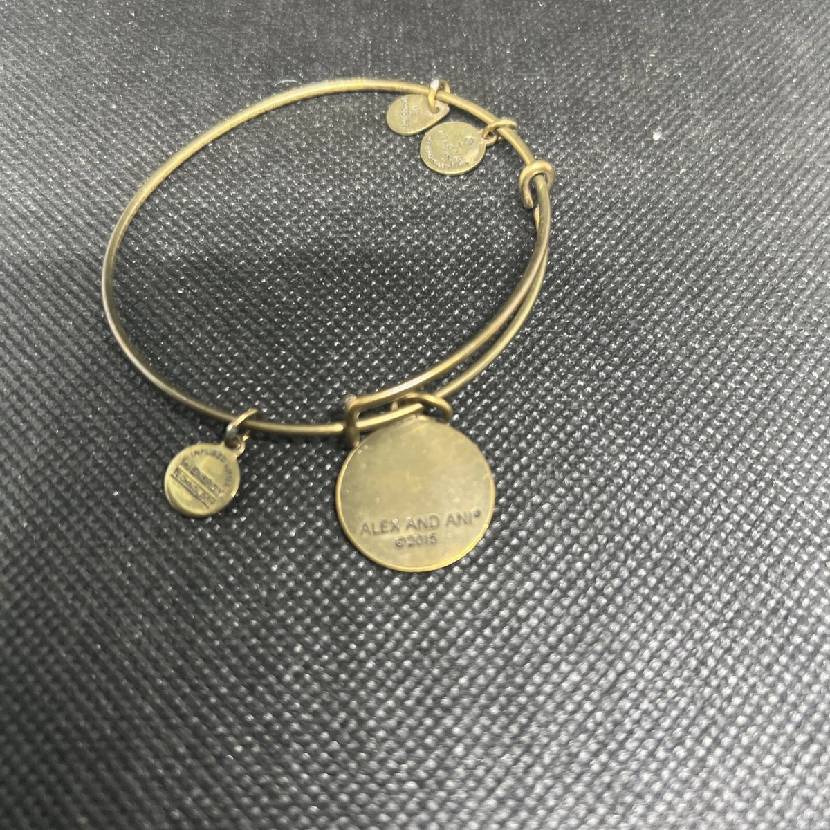 Alex Ani Thin Silver Recycle Bangle Made in USA Energy US D498 167