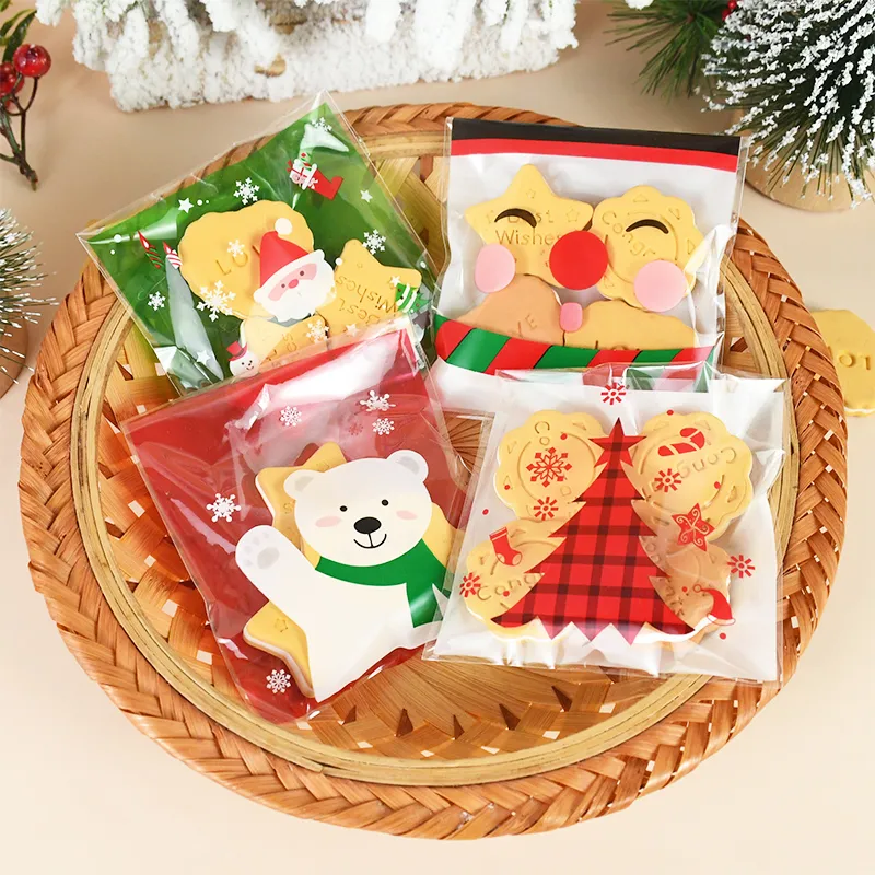 Christmas Gift Bags Christmas Ziploc Sandwich Bags 100pcs