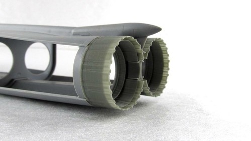 Metallic Details MDR4826 - 1/48 - MiG-25 RB/RBT. Strahldüsen (ICM) Harzteile - Bild 7 von 9