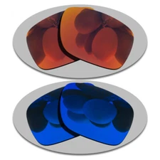Fire Red&Deep Blue Lenses Replacement For-Oakley Holbrook Mix OO9384 Polarized