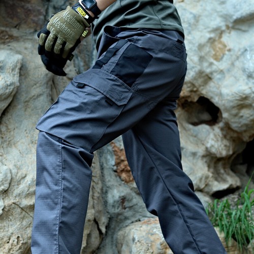 Pantalones tácticos para hombre Multi-bolsillo Ripstop Combate Carga Militar Camuflaje Pantalones - Imagen 10 de 40