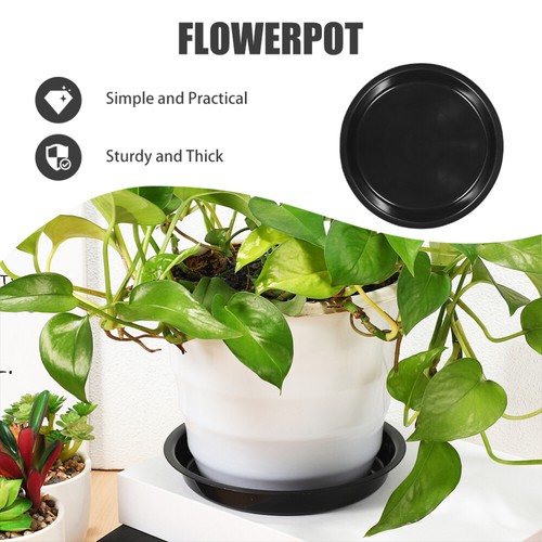 16 Pcs Plastic Plant Tray Pot Water Planter Saucers Flower Drip Trays - Picture 12 of 12