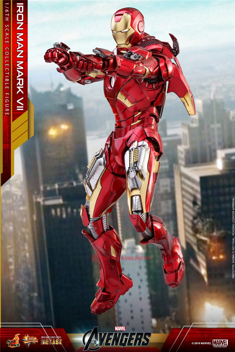 アメコミ MARVEL - hot toys ironman mark7 Hot Toys Iron Man Mark VII The Avengers 1:6 Scale 12