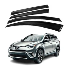 Fits for Toyota RAV4 2013-2018 Acrylic Window Visor Sun Rain Deflector Guard