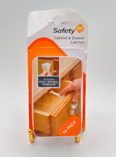 NEW Safety 1st Cabinet Drawer Latches For Baby And Toddlers 14 Pack