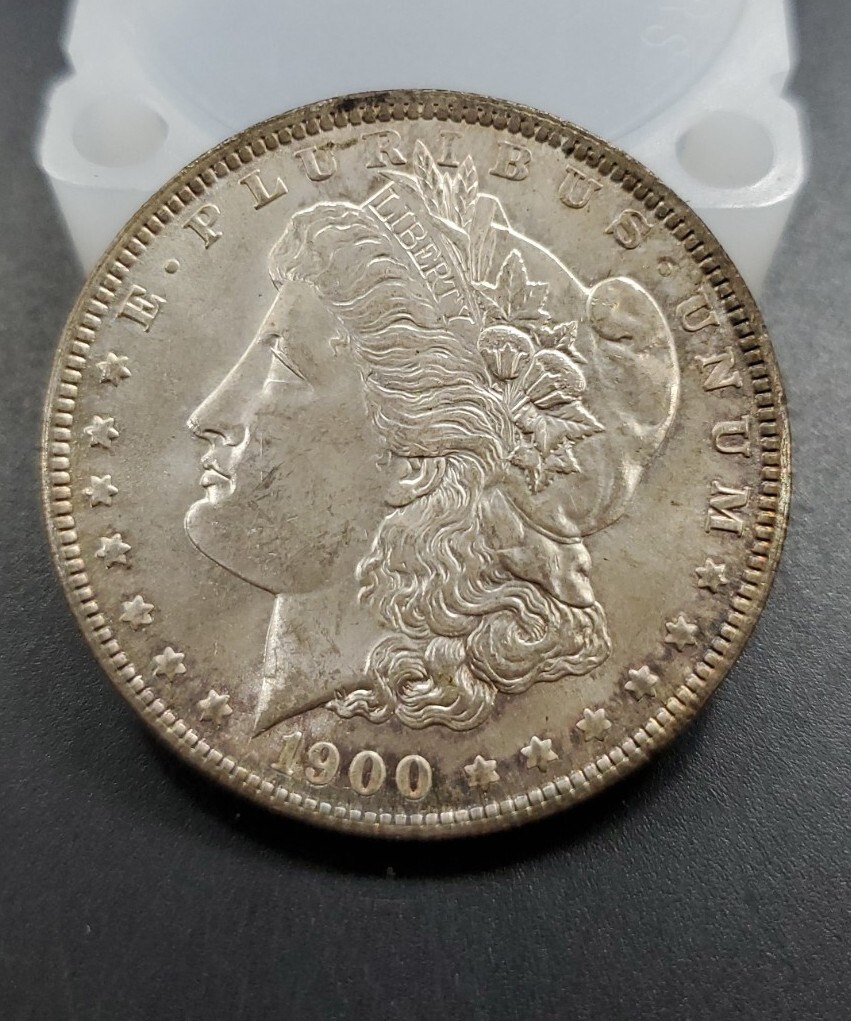 1900 O Morgan Dollar Coin Variety VAM 21 D2 Rare Die Cracks REV CH