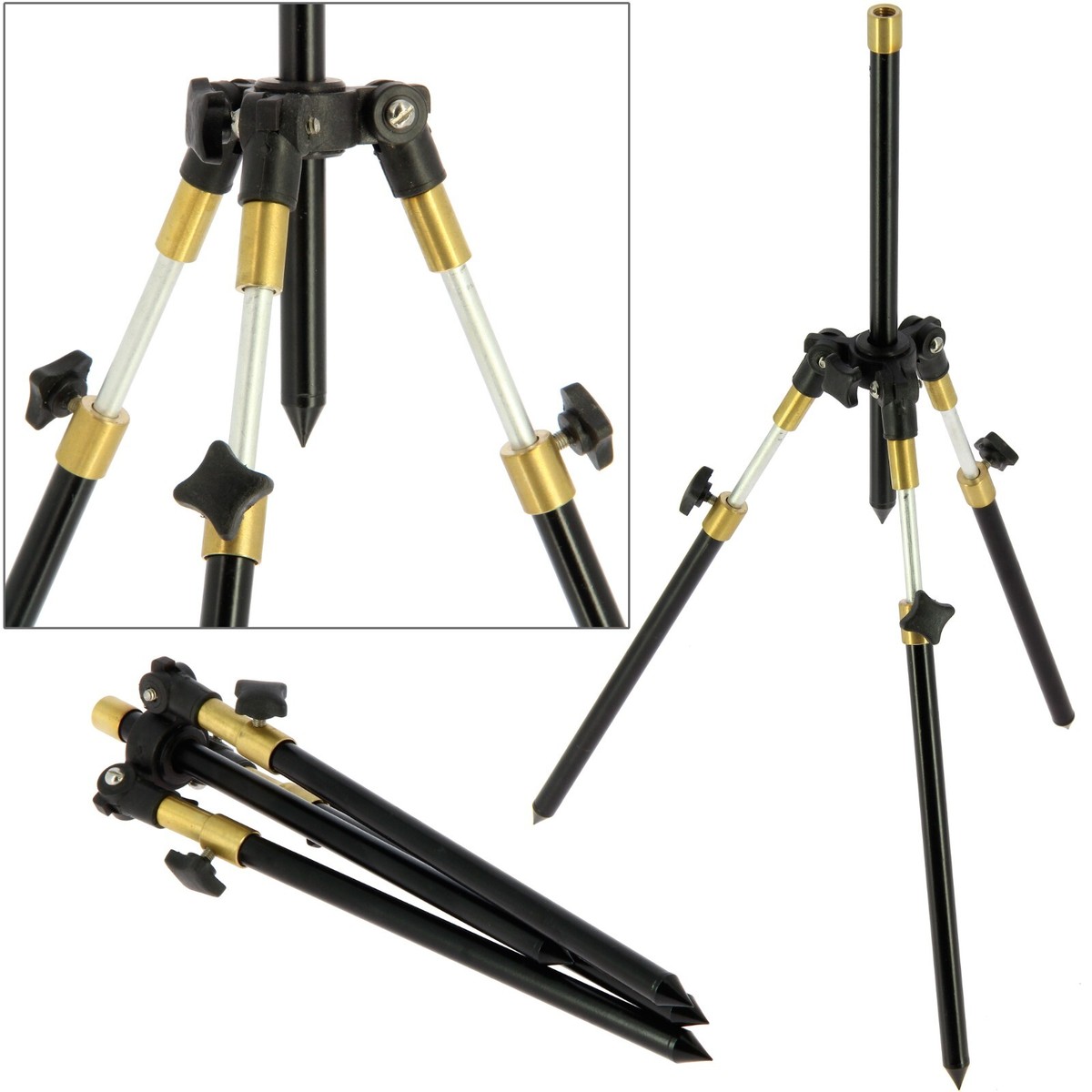 Fishing Tripod Rod Rest Fully Adjustable Legs BankstickS Carp