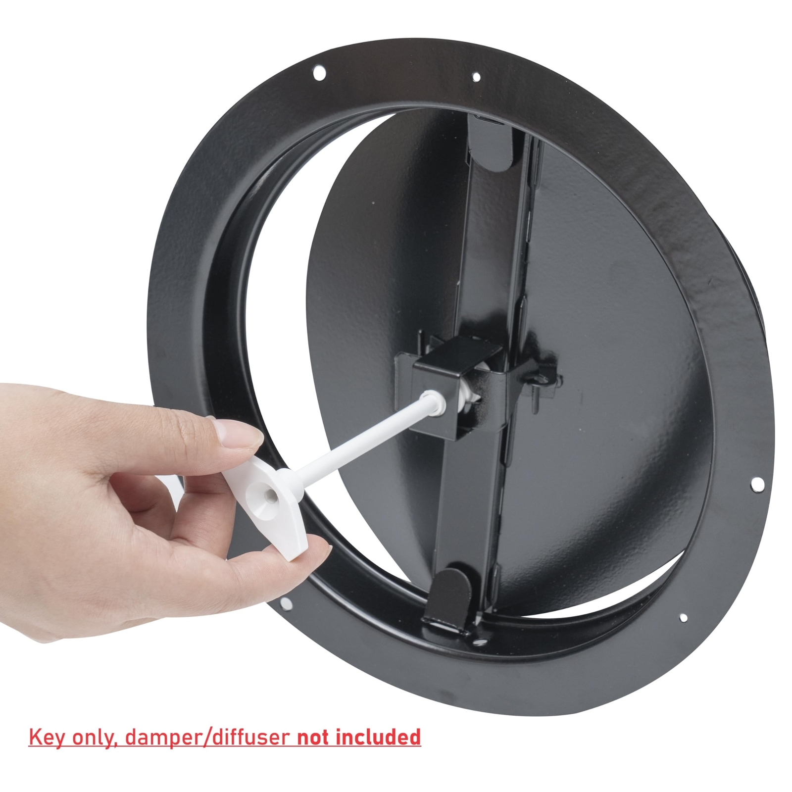 Handua Plastic Key - Handle for Butterfly Damper 1 Pack