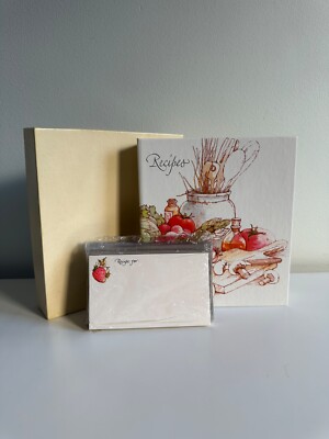 Vintage Hallmark Album ''My Favorite Recipes'' Binder RA511-3 New Old Stock