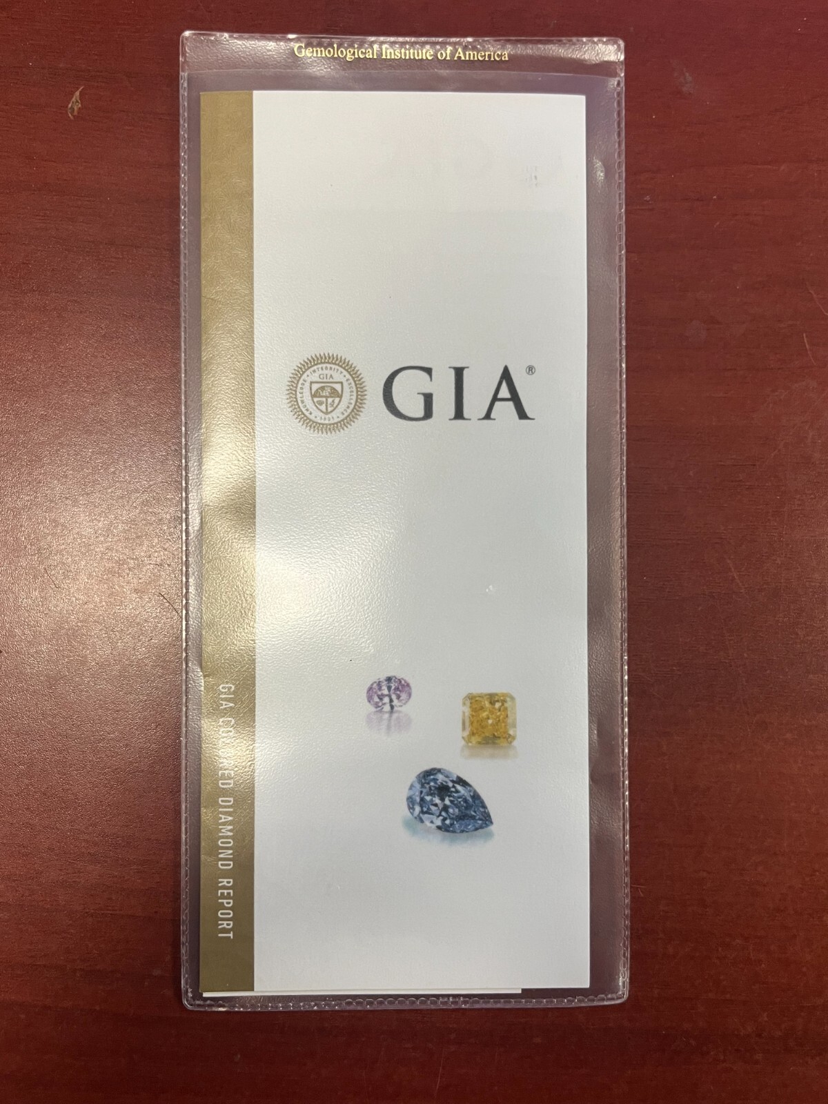 GIA Rectangular Modified Brilliant Diamond Ring, … - image 4