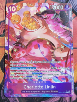 Charlotte Linlin OP11-073 Alternate Art One Piece Card English A