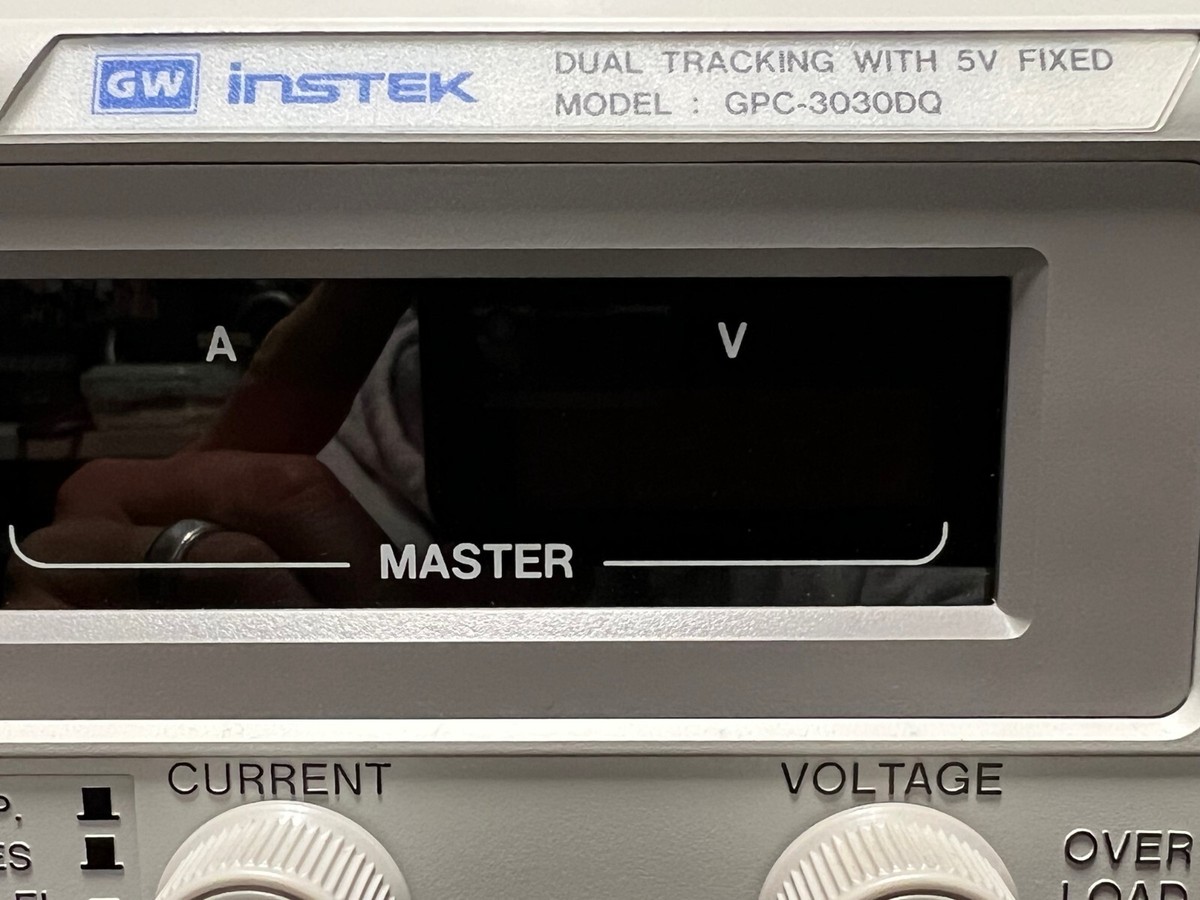 GW Instek GPC-3030DQ Triple Output Linear D.C. Power Supply, Fully