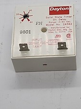 DAYTON SOLID STATE TIMER ON DELAY MOD. 2A562 RANGE 3-60 SEC.