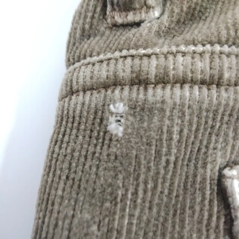 Pantalón De Colección Años 90 Y2k Z Cavaricci Marrón Pana Corte Bota Mujer Talla 11 34x31 Foto 3 de 4