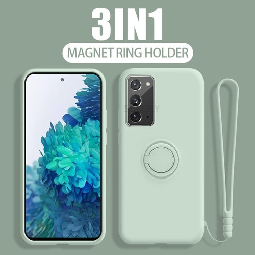 Funda Para Samsung S25 A55 S20 FE S21 S22 S23 S24 Ultra Silicona Anillo Soporte Cubierta - Imagen 21 de 22