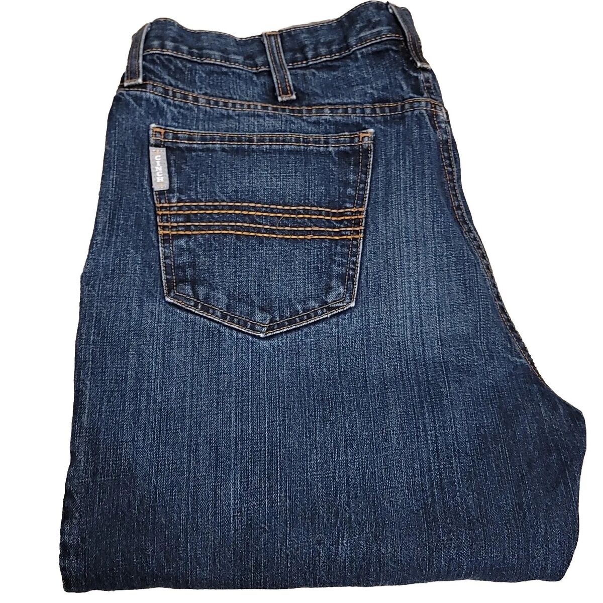Cinch Jeans Mens Silver Label Straight Leg Indigo Blue 36x36 Cinch Jeans Mens Silver Label Straight Leg Indigo Blue 36x36
