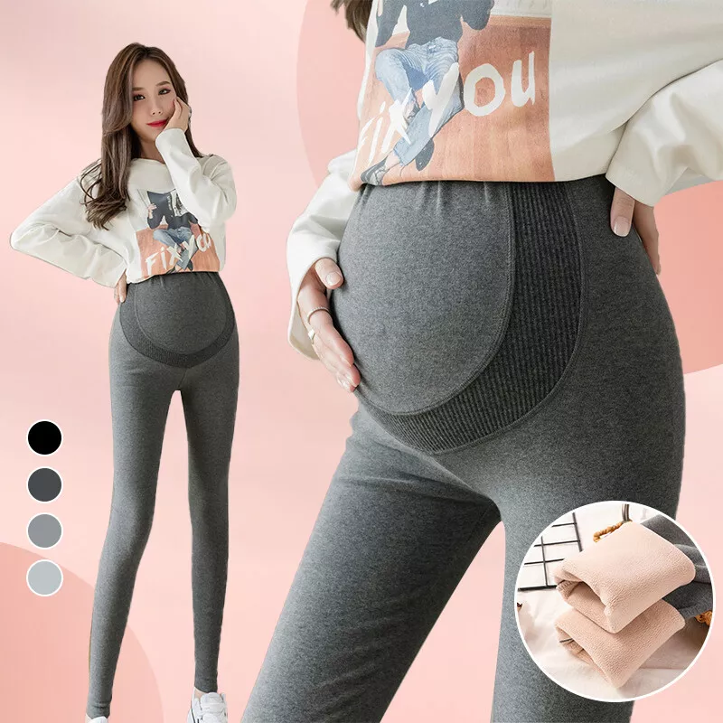 Maternity Leggings Pregnant Winter Thickening Warm High Waist