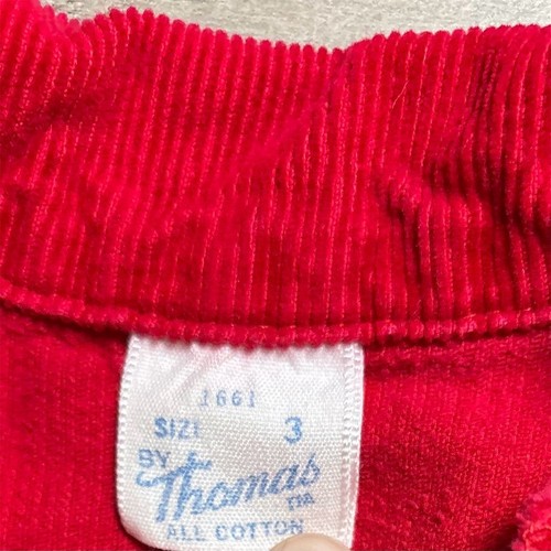 Thomas Vintage Red Flight Commander Coveralls Kids Size 3 Space Theme Uniform - Picture 5 of 7