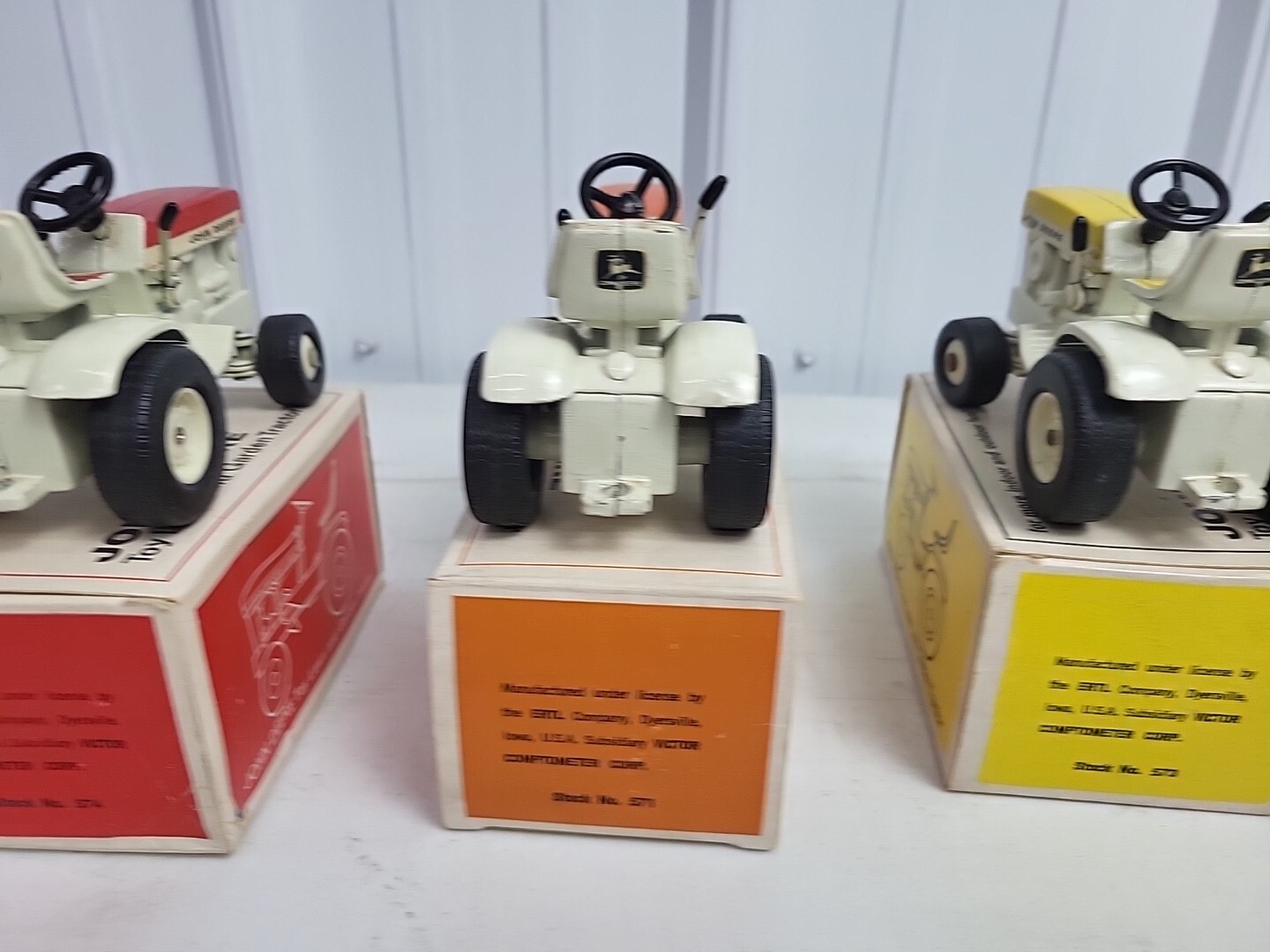 Vintage 1/16 John Deere Patio Set In Original Boxes Complete Set eBay