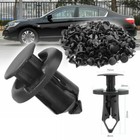 <!--F#f_0-->8mm Hole Plastic Rivet Fastener Push Clips Black Nylon For Car Auto Fender 50pcs<!--F/-->